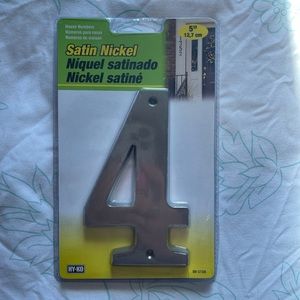 Number 4 house number